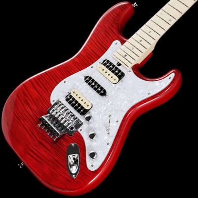 T's Guitars ST-22R Custom 5A Grade Flame Top (Trans Pink