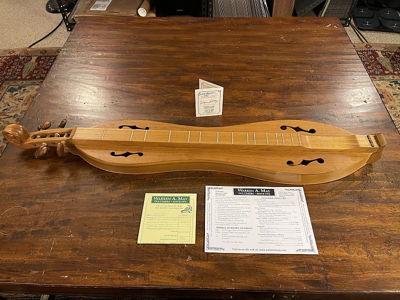 Warren May Appalachian Dulcimer 1985 Black Walnut Reverb