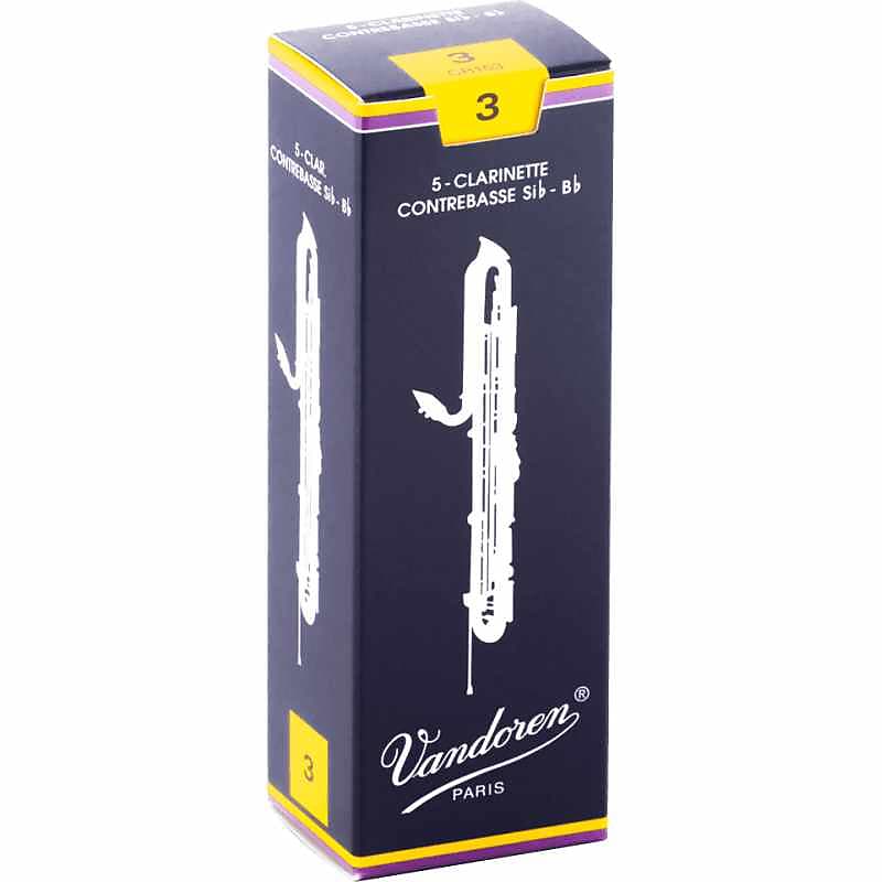 Vandoren CR153 Anches clarinette contrebasse Traditionnelles force 3 image 1