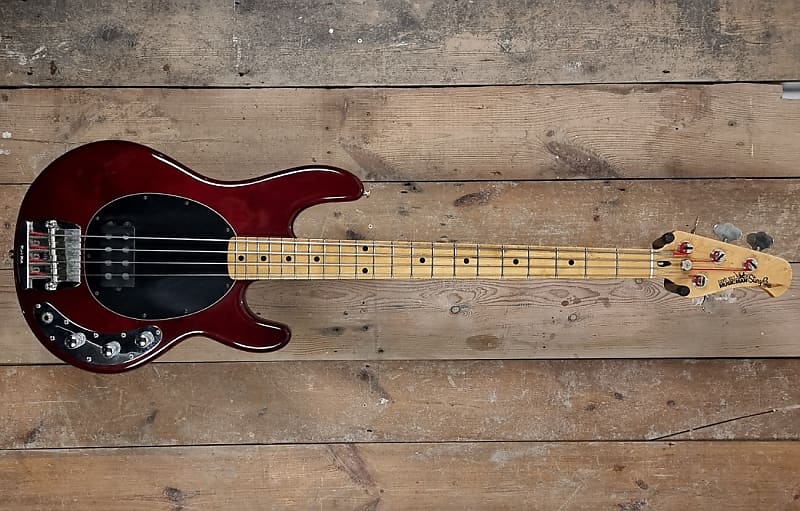 Ernie Ball Music Man StingRay 4 H 1990s - Trans Red | Reverb