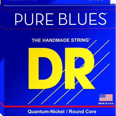 DR Pure Blues Quantum-Nickel/Round Core Bass Strings 45-105  PB-45 45 65 85 105 image 2