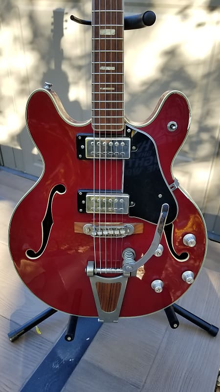 Ventura MIJ Double Cut Hollow Body Electric 335 Style 1969 | Reverb