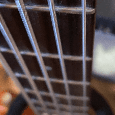 1996/97 Yamaha BBG5a - 5 string Bass - Amber Burst image 8