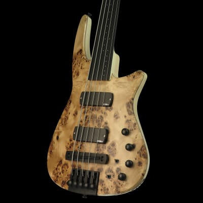 F-Bass BN5 Buckeye Burl Top Natural Gloss | Reverb