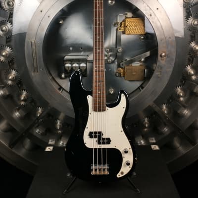Regal Bass Guitar Black 4 String image 1