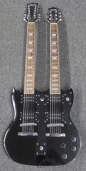 Ktone double deals neck guitar