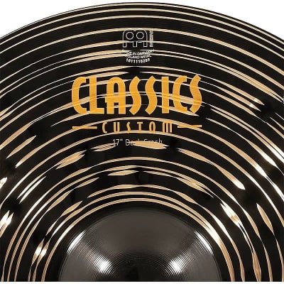 Meinl Classics Custom CC17DAC 17" Dark Crash Cymbal image 6