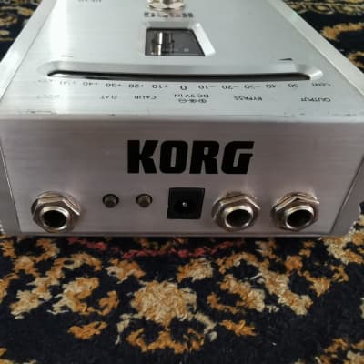Korg DT-10 Chromatic Pedal Tuner 2000s Silver image 2