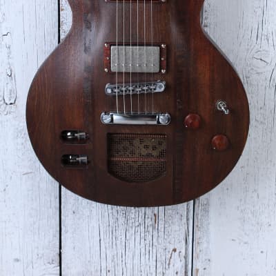 CMG Chris Mitchell USA Custom Ashlee Steampunk Electric Guitar with Gig Bag image 1