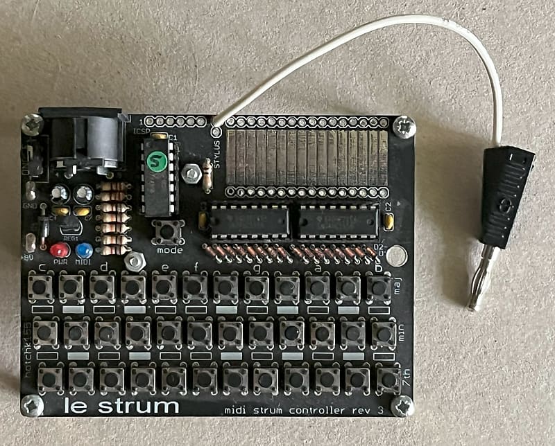 Sixty Four Pixels Le Strum MIDI Strummed Chord Controller Reverb