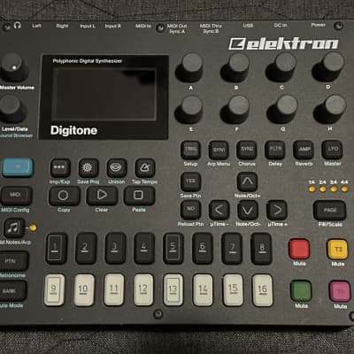Elektron Digitone 8-Voice Digital Synthesizer 2017 - Present - Black