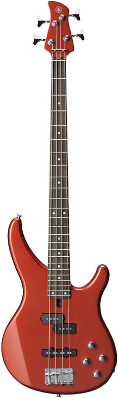 Yamaha TRBX204 Solid Body Bass Bright Red Metallic image 1