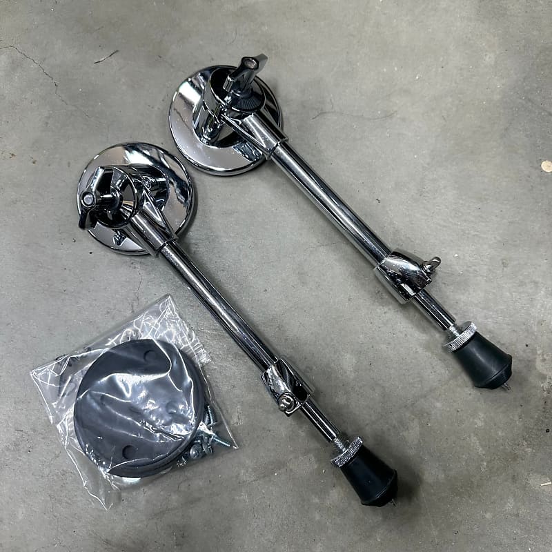 PDP by DW Bass Drum Legs Spurs Chrome Free Shipping Reverb