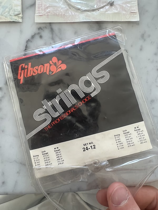 1970’s Gibson Guitar Strings Rare Collector Vintage SG Les Reverb