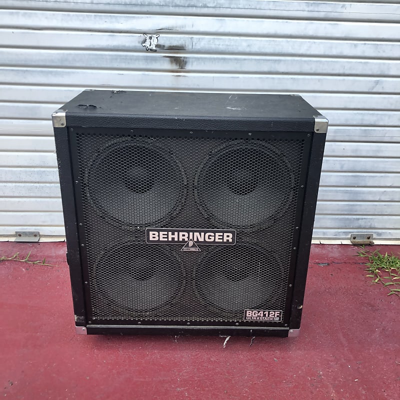 Used 4x12 Guitar Bottom Behringer BG412F Ultrastack Reverb