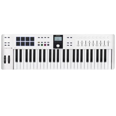 Arturia KeyLab Essential 49 MkIII MIDI Controller - White