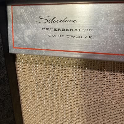 Silvertone Model 1474 Reverberation Twin Twelve 50-Watt 2x12 Guitar Combo image 5