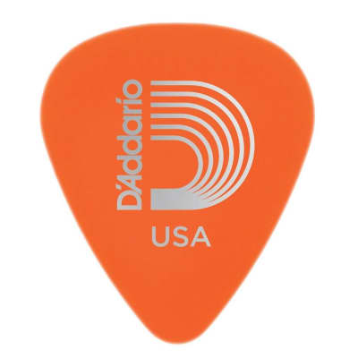 D'Addario 1DOR2-10 DuralinWide Shape Guitar Picks - Light (10)
