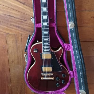 Special offer - Gibson Les Paul Custom 1976 Wine Red image 2