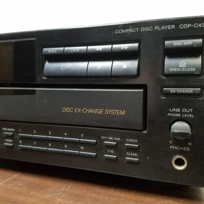 Vintage Sony CDP-C435 CD Player For Repair / Will Part Out imagen 5