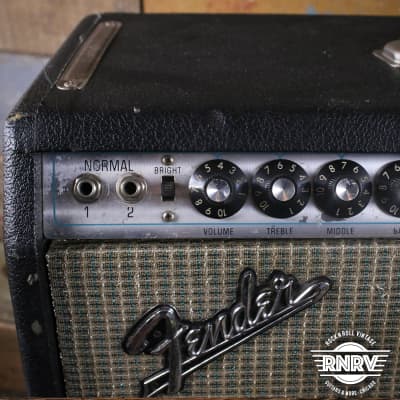 Fender Twin Reverb 2-Channel 100-Watt 2x12" Guitar Combo 1970 - 1971 - Silverface image 3