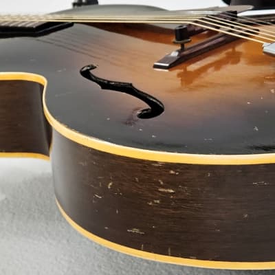 1958 Gibson L-48 Sunburst Archtop Vintage Acoustic Guitar image 8