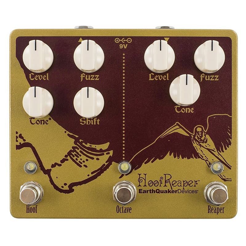 EarthQuaker Devices Hoof Reaper V2 Dual Fuzz Octave Guitar Effect Pedal Stompbox image 1