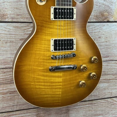 Gibson Les Paul Standard 50s Faded Electric Guitar, Vintage Honey Burst image 2