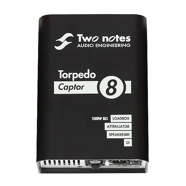 Two Notes Torpedo Captor Loadbox/Attenuator/DI - 8 Ohm in Labeled/ Torn Outer Box image 1
