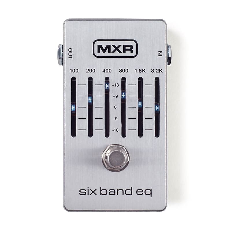 MXR M109S 6 Band Graphic Equalizer EQ Pedal