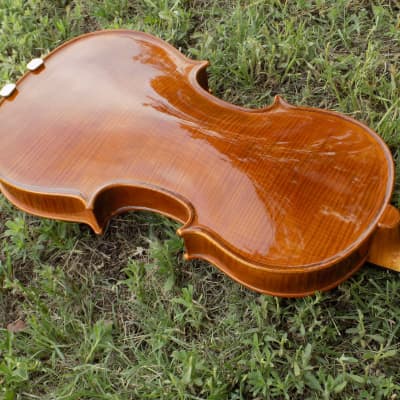 Handmade Soloist level Violin, 2022 Dark Brown, Built in USA by Crow Creek Fiddles image 11