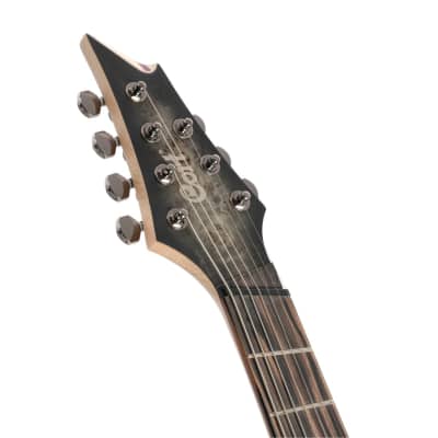 Cort KX507 7-String Multi-Scale Electric Guitar in Stardust Black image 5