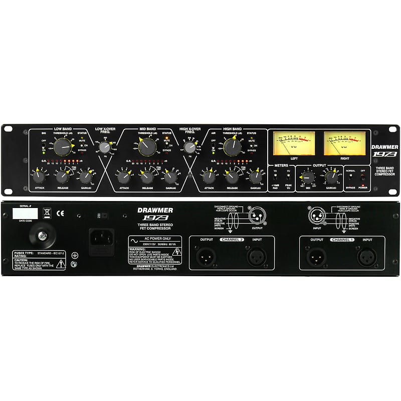 Drawmer 1973 3-Band Stereo FET Compressor image 1