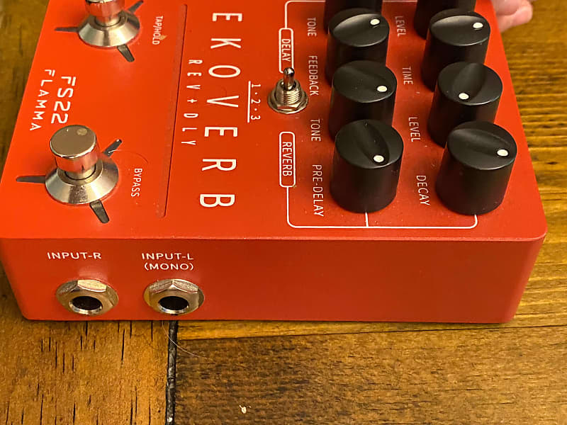 Flamma FS22 Ekoverb Reverb and Delay 2021 Red | Reverb