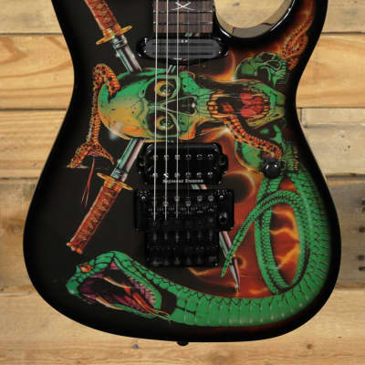 ESP George Lynch Signature Skulls & Snakes Electric Guitar w/ Case image 2
