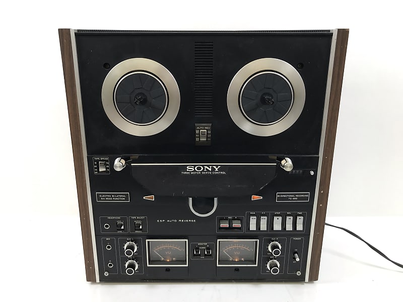 Sony TC-580 Tapecorder Tape Recorder Reel To Reel
