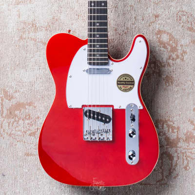 Bacchus Universe Series Tele Double Binding - Red Car | Reverb