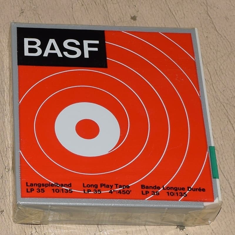 BASF Reel 4 Inch Recording Tape Sealed Reverb UK