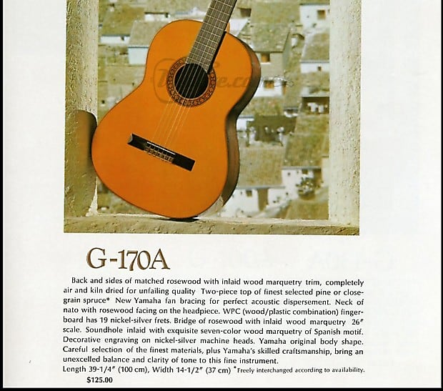 Yamaha G-170A 1969 | Reverb