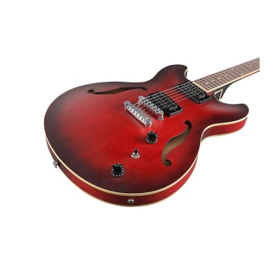 IBANEZ - AS53 SUNBURST RED FLAT - Guitare électrique image 4