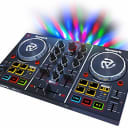 Numark Party Mix | Beginners DJ Controller for Serato DJ Intro With 2 Channels, Built-In Audio Interface With Headphone Output, Pad Performance Controls, Crossfader, Jogwheels and Light Display