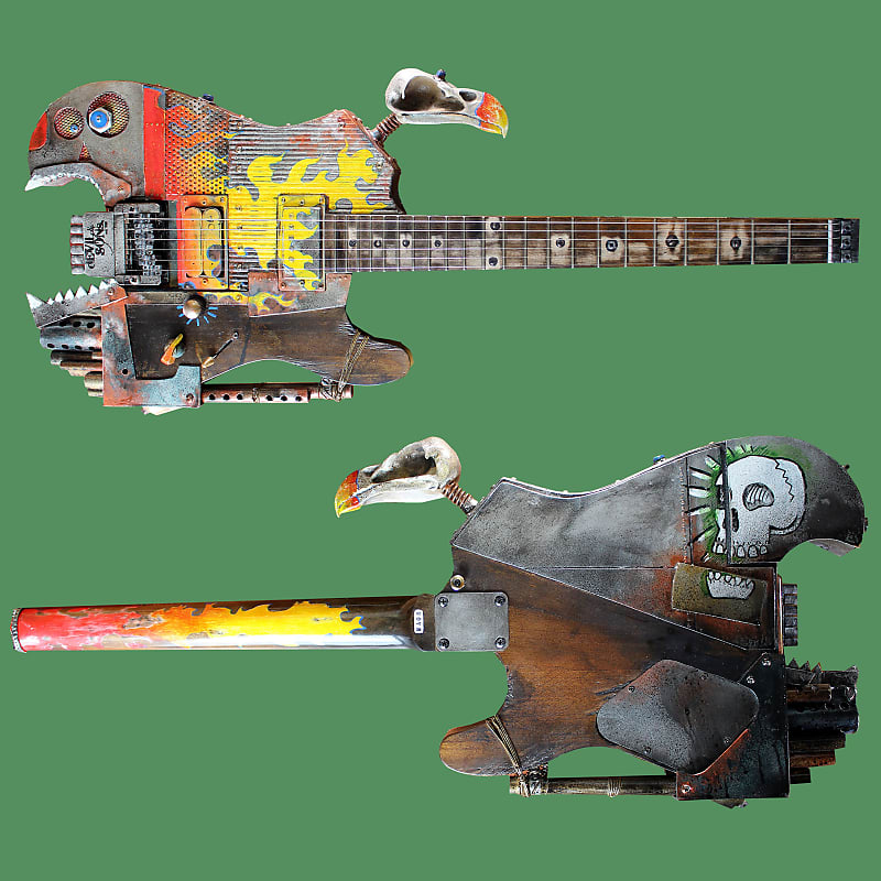 Headless Guitar inspired by Mad Max | Reverb