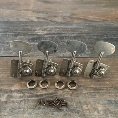 Gotoh Precision Bass Aged Relic Nickel lollipop Tuners 60s image 1