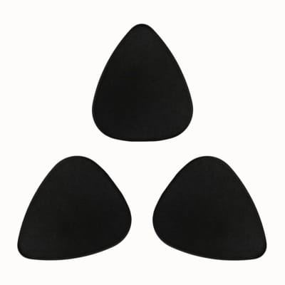 Delrin Black Guitar Or Bass Pick - 1.5 mm Extra Heavy Gauge - 351 Shape - 12 Pack New image 3