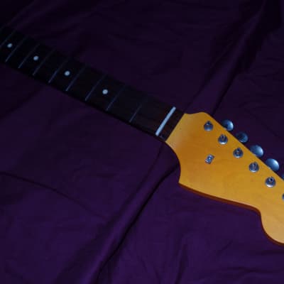 1960s vintage  relic Jazzmaster Allparts Fender Licensed maple neck, loaded with vintage tuners image 2