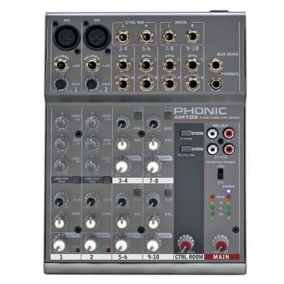 PHONIC AM105 Analog mixing console image 2