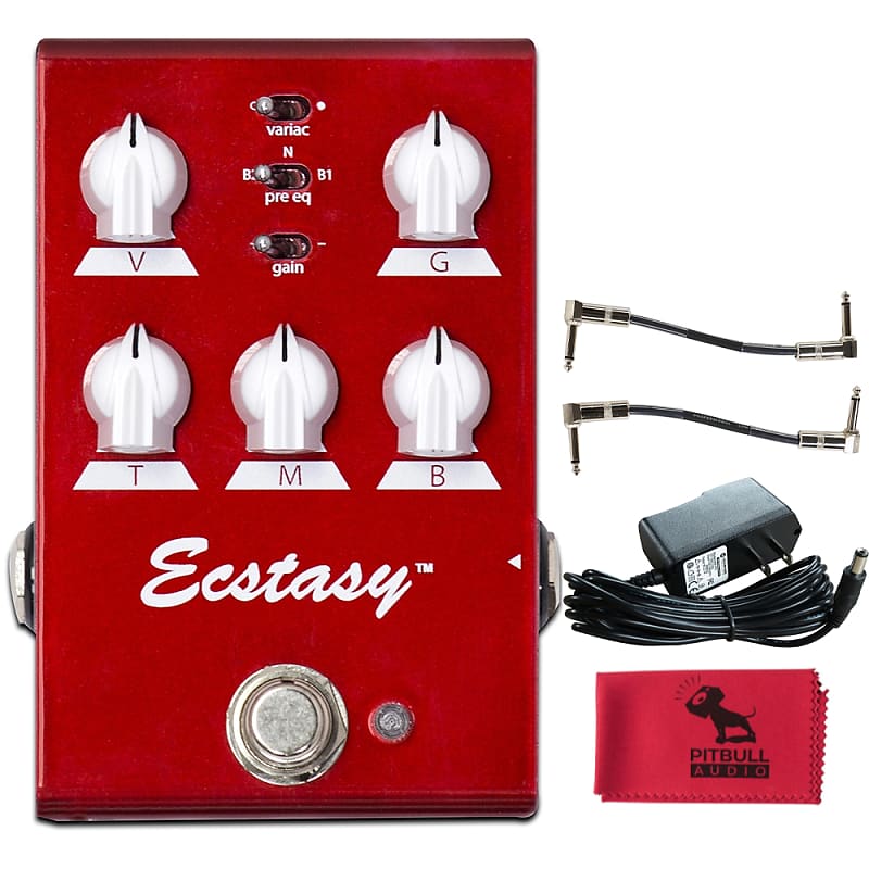 Bogner Ecstasy Red Mini Overdrive Pedal w/ Power Supply