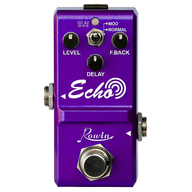 Rowin LN-314 Echo Nano Warm Tape Delay Guitar Effect Pedal True
