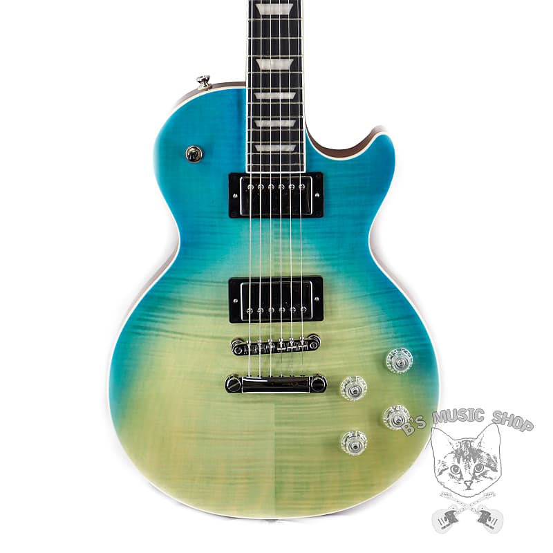 Epiphone Les Paul Modern Figured in Caribbean Blue Fade