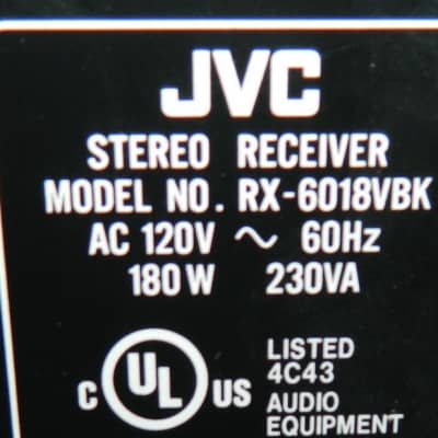 JVC RX-6018VBK stereo receiver image 5